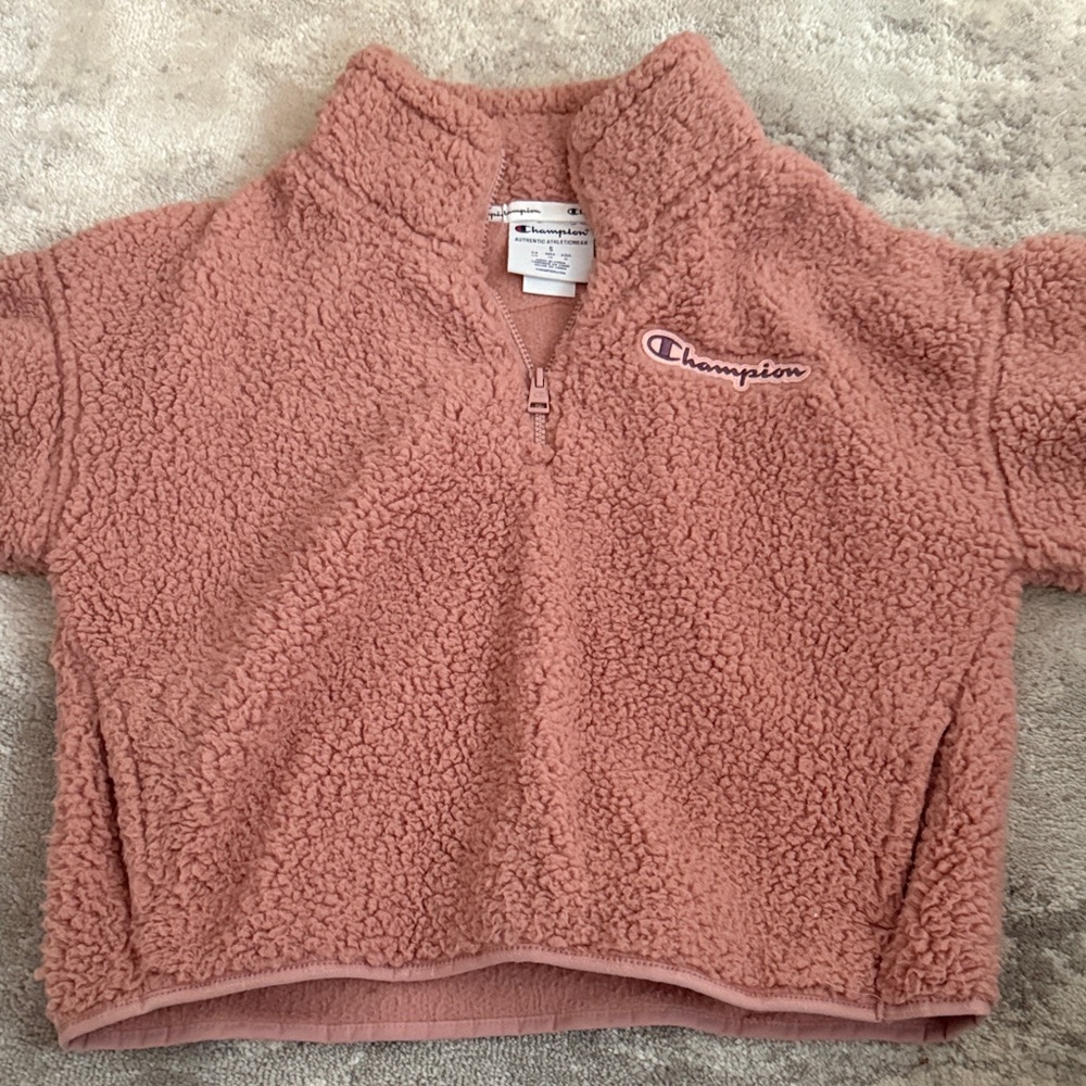 Champion Blush Pink Fleece Pullover
